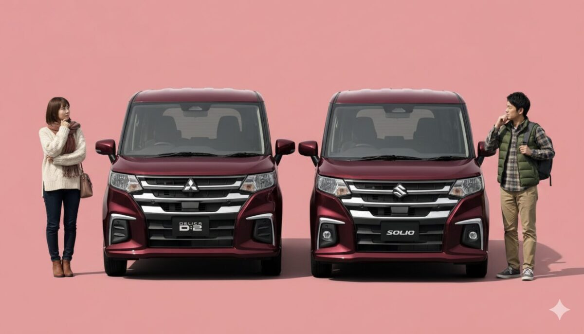 デリカD:2とソリオの違い【2026】どっちが安い？エンジンの差は？