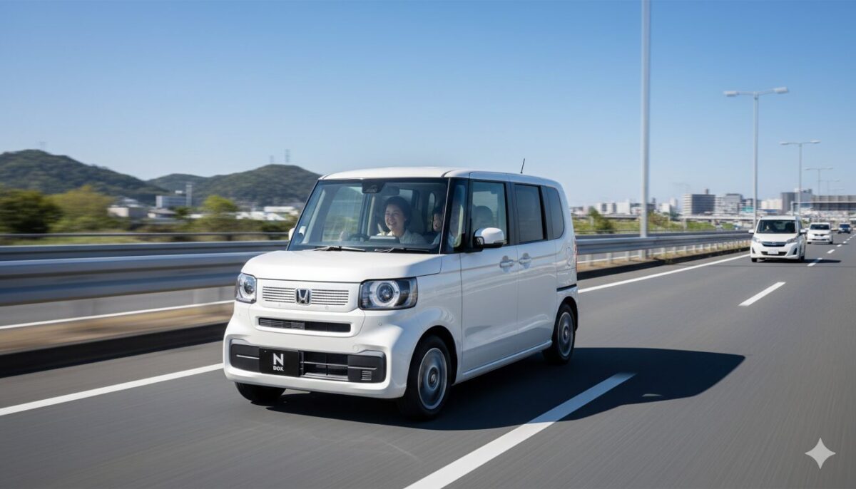 高速道路を走るN-BOX