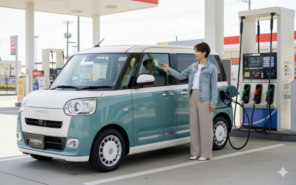 キャンバスはガソリン満タンで何キロ走る？いくらになる？