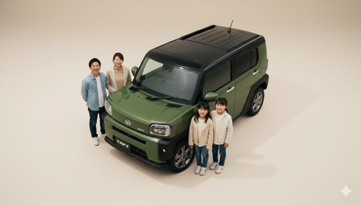 ダイハツのタフトは何人乗り？定員４人でも理想的な人数は別