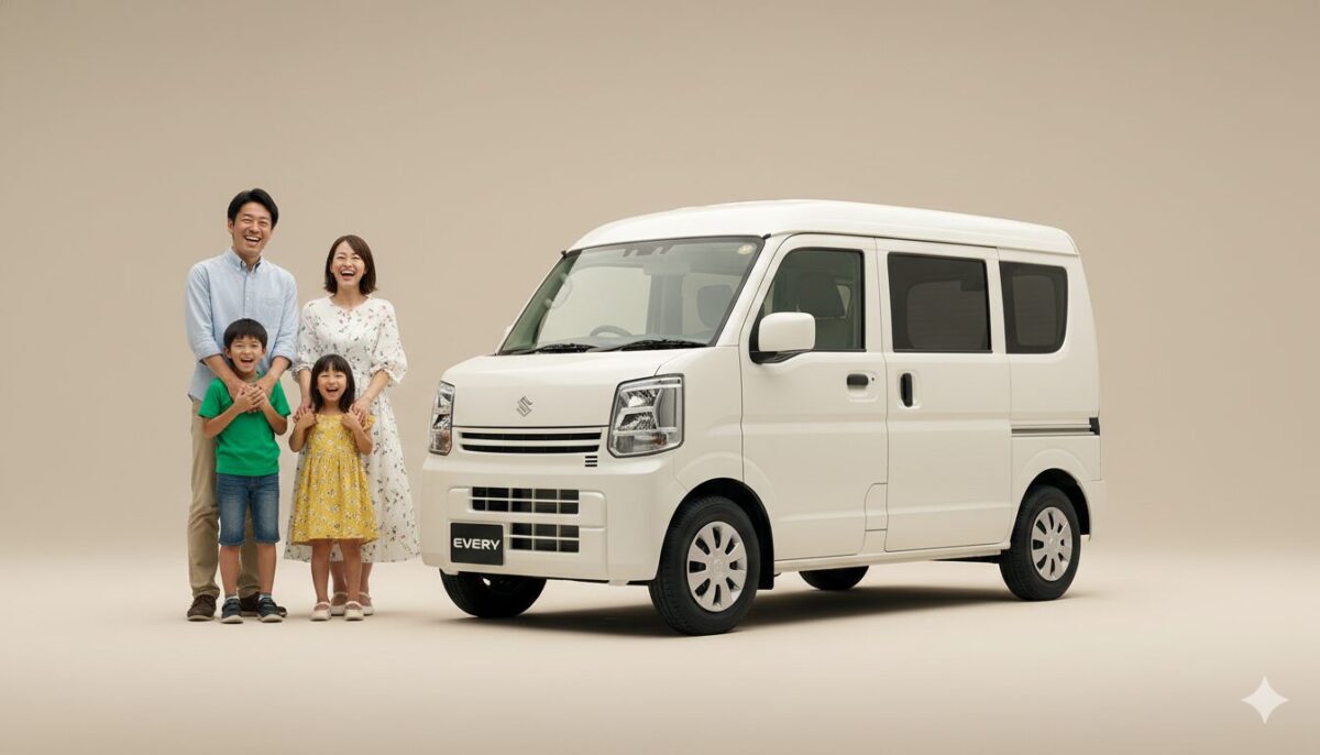 エブリイは何人乗り？４人フルで乗って使うのはアリな車？