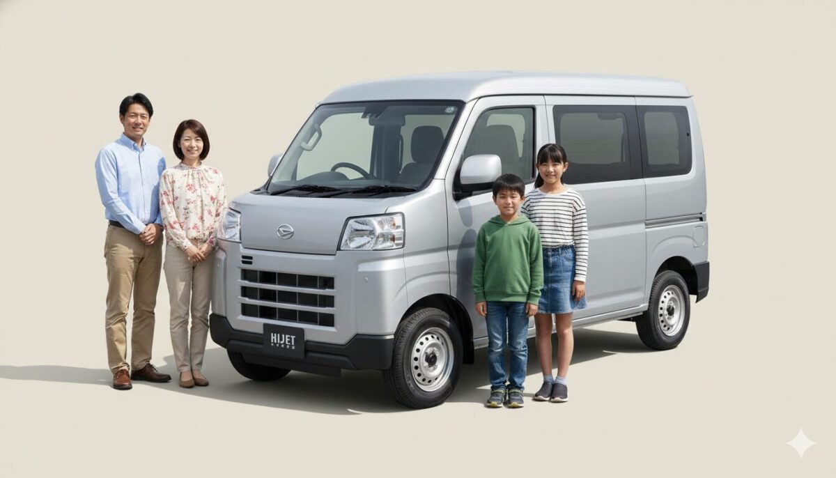ハイゼットカーゴは何人乗り？合計4人でも後席の乗り心地は？