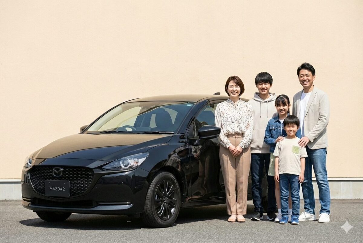 MAZDA2は何人乗り？全グレードで「5人」が乗車定員！
