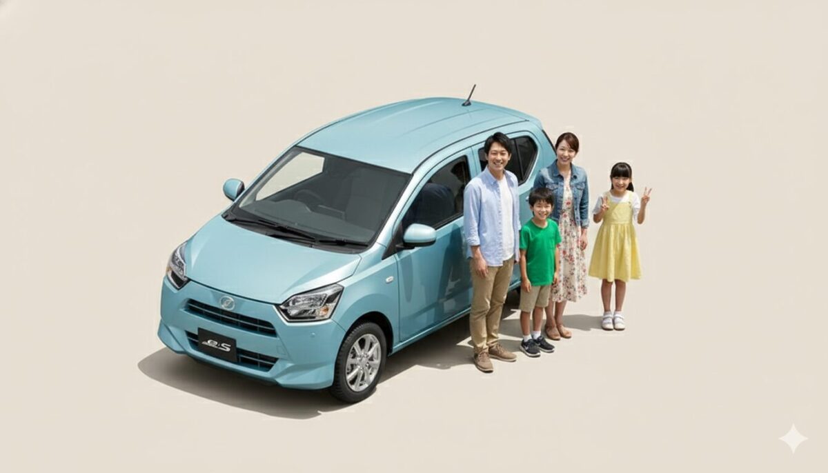 ミライースは何人乗り？【A.4人が定員】でも子供は例外？