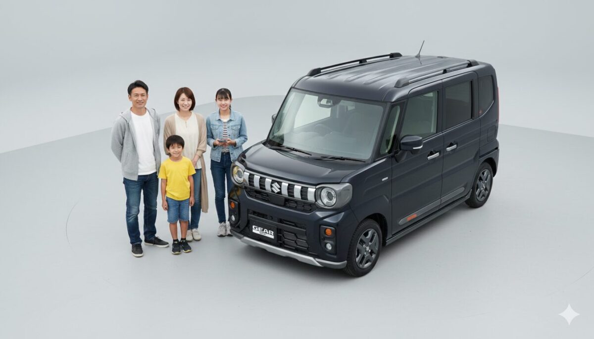 スペーシアギアは何人乗り？定員は最大4名だけど快適か問題