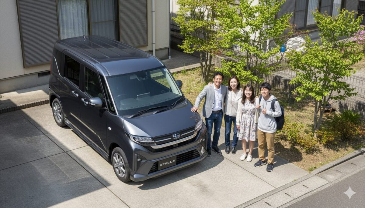 スバルのステラは何人乗り？前席2名・後席2名がルール！