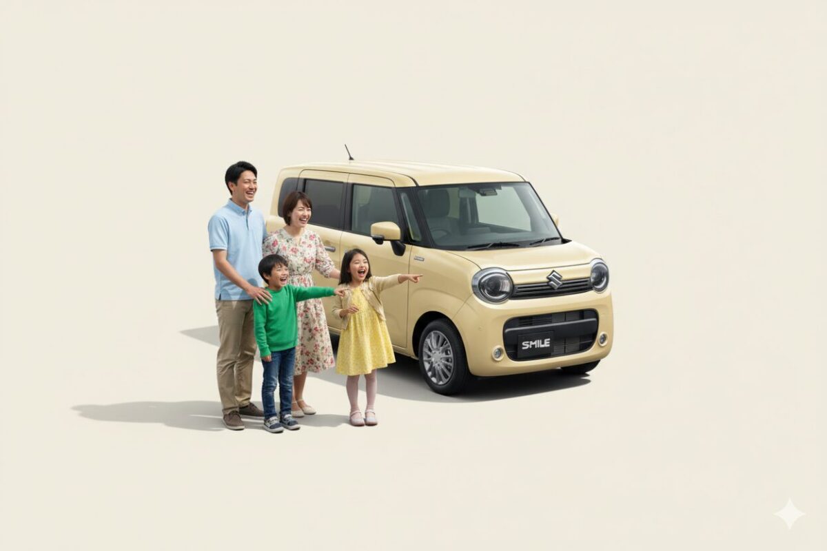 ワゴンRスマイルは何人乗り？定員4人だけど全員オトナは？