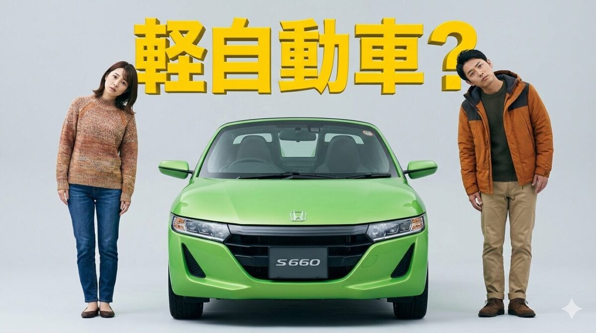 ホンダS660は軽じゃない？見た目の性能のギャップ3選！
