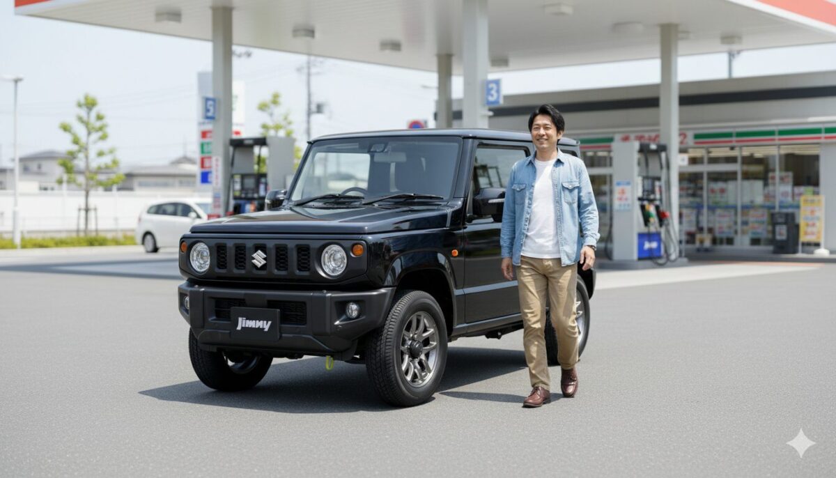 ジムニーの満タンの走行距離！何キロ走る？いくらで何リットル入る？