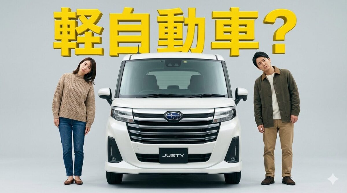 スバルジャスティは軽自動車じゃない！普通車のメリット3選