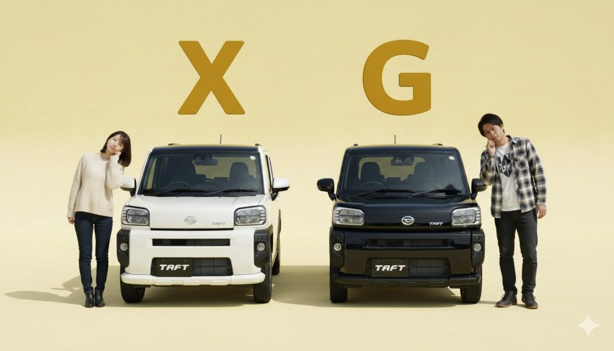 タフトはXグレードで十分な人、Gが向いている人の5つの違い