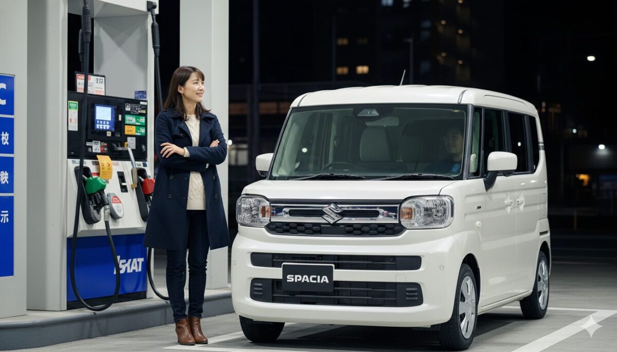 スペーシアは満タンで何リットル？何キロをいくらで走る？燃費まとめ
