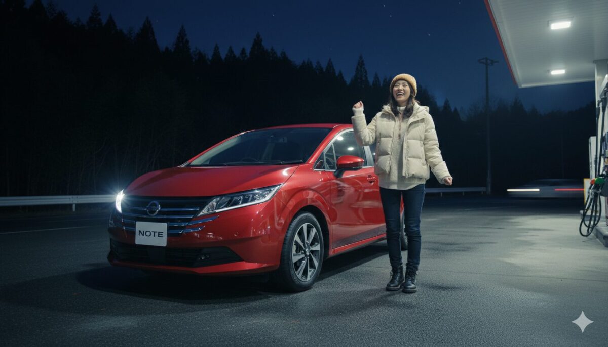 ノートの満タンでの走行距離！何リットルでいくらになるか？